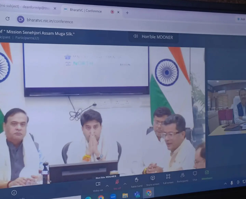 Central Silk Board attends virtual launch of Mission Senehjori